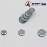  Nam châm đất hiếm hạt tròn 9x0.8mm mạ kẽm bọc vỏ thép 