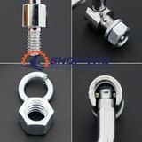  Tay kéo chữ U inox 304 khớp gấp 90 độ 120x9x55mm 