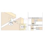  Bộ ốc liên kết cam - loại ngắn màu trắng 