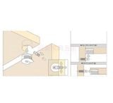  Bộ ốc liên kết cam loại ngắn - màu nâu 