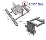  Tay gạt nhanh cắt gỗ dùng cho cữ cắt ván Wnew, Makita, Fesstool... 