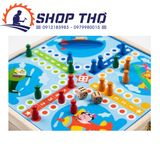  [Chính hãng] Bộ cờ đa năng 3trong1 / Cờ bay, cờ búng, cờ caro chất liệu gỗ cao cấp - SHOPTHO 
