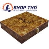  Khóa hộp giả cổ chữ nhật 47*33mm màu đồng tối 