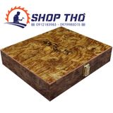  Khóa hộp giả cổ chữ nhật 37*25mm màu đồng sẫm 