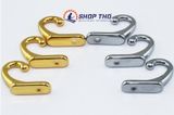  Móc treo giả cổ đơn mini W131- 21x21x7mm màu bạc 