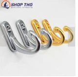  Móc treo giả cổ đơn mini W131- 21x21x7mm màu bạc 