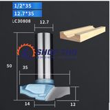  Mũi phay Tideway đánh giả pano LC30808 :1/2*35mm 