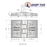 Bản lề công nghiệp KUNLONG SK2-003-3AS 