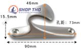  Móc treo tân cổ điển đơn màu bạc 