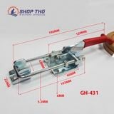  Sập nhanh GH431 (431)  chất liệu inox 304 tay cầm chữ T 