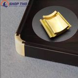  Góc khay đồng thau mầu vàng dày đẹp 