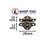  Bộ khóa hộp giả cổ a099 : KT 28*23mm mầu đồng 