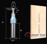  Mũi phay Tideway đánh rãnh gài liên kết âm 