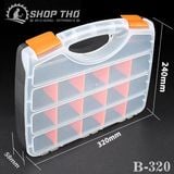  Vali đựng linh kiện - ốc vít B320: 320x240x58mm 