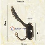  Móc treo giả cổ đôi 632 màu đồng tối 