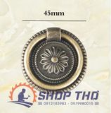  Tay kéo giả cổ B087 màu đồng đường kính 45mm 