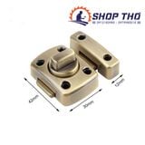  Chốt xoay WITLANG , khóa xoay, chốt khóa cửa xoay inox anode màu đồng xanh cỡ vừa (42x30mm ) 