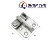  Chốt an toàn WITLANG , chốt khóa trái cửa có lỗ móc khóa cỡ nhỏ trái inox 304 