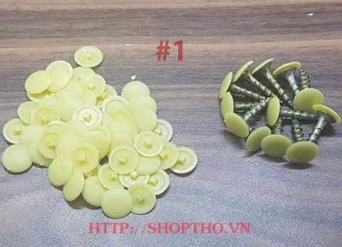  Nút nhựa bịt đầu vít mã màu #1 (túi 42g khoảng 500 pcs) 