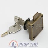  Ổ khóa tủ giả cổ màu đồng xanh 