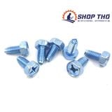  Bulong taro M6x12 thép mạ 