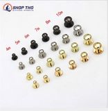  Núm tròn mini B487 màu bạc đường kính 8mm 