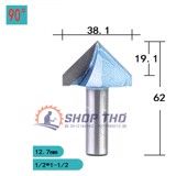  Mũi phay 3D Tideway 1/2*1-1/2 