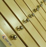  Núm tròn mini B487 màu bạc đường kính 8mm 