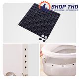  Nút dán chống trơn, chống va đập miếng 100 hạt - mầu đen (8x2.5mm) 