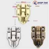  Khóa hộp giả cổ AJDI màu vàng KHÔNG có lỗ móc khóa 