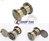  Mắt thần gắn cửa ra vào - màu đồng tối 