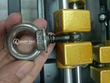  Bộ cữ đục lỗ khóa cửa kiểu tay gạt bản nâng cấp mầu vàng kim 