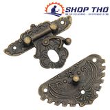  Khóa hộp giả cổ A074 - 54*48mm 