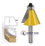  Mũi phay góc 22.5 độ, ghép hộp 8 cạnh, Colet 8.0mm 