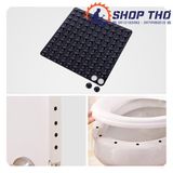  Nút dán chống trơn, chống va đập miếng 100 hạt - mầu trong (8x2.5mm) 