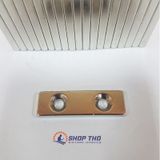  Nam châm trắng chữ nhật 2 lỗ 40×12×4mm 