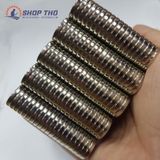  Nam châm hạt tròn phi 15x3mm (lỗ 3mm) 