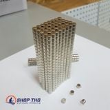  Nam châm trắng trụ D4*4mm 
