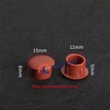  Nút nhựa chụp lỗ vít cỡ 12mm màu đen (túi khoảng 400c) 