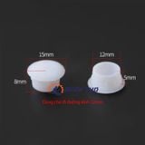  Nút nhựa chụp lỗ vít cỡ 12mm màu trắng (túi khoảng 400c) 