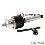  Đầu kẹp mũi khoan MT2 cho máy tiện Tongchen 