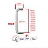  Tay kéo inox 304 chữ U cỡ 10*128*35 