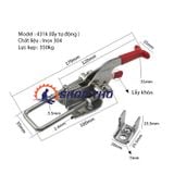  Sập nhanh GH431K (431k) - chất liệu Inox 304 