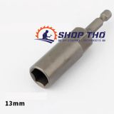  Đầu bắn bulong tuýp dài - chuôi máy bắn vít - cỡ 13mm 