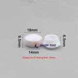  Nút nhựa chụp lỗ vít cỡ 14mm màu nâu đất (túi khoảng 200c) 