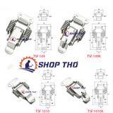  Khóa inox 304, khóa lò so,khóa mỏ vịt, Khóa inox, Khóa Hộp , Khóa Hòm: TSF109 