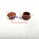  Nút nhựa chụp lỗ vít cỡ 14mm màu trắng (túi khoảng 200c) 