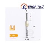  Mũi phay đánh rãnh TCT 0107 : 1/4X5X18 