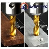  Mũi taro ren M4 HSS-6542 phủ titan 