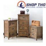  Tay kéo giả cổ núm âm màu đồng vàng: KT 81mm 